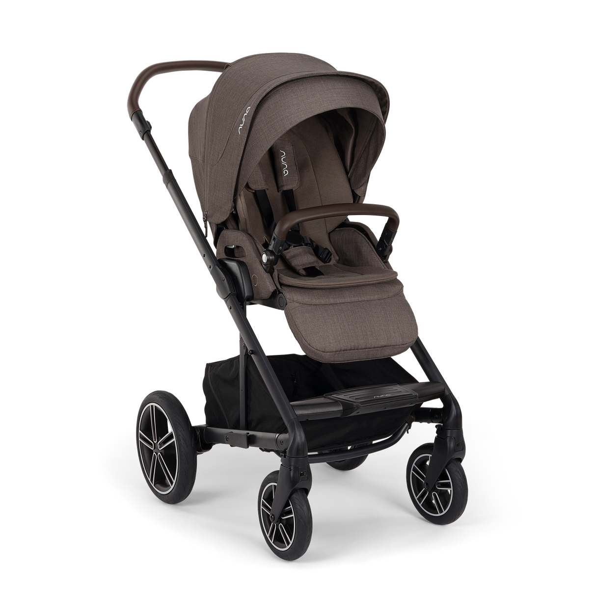 Nuna Mixx Next Travel System with ARRA Flex Car Seat & Curv ISOFIX Base - Chestnut