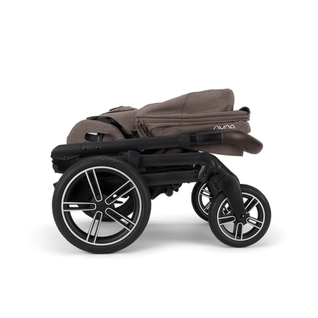 Nuna Mixx Next Travel System with ARRA Flex Car Seat, Curv ISOFIX Base & Stand- Chestnut