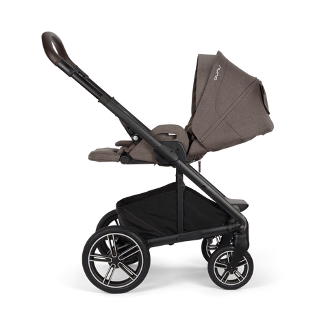 Nuna Mixx Next Travel System with ARRA Flex Car Seat, Curv ISOFIX Base & Stand- Chestnut
