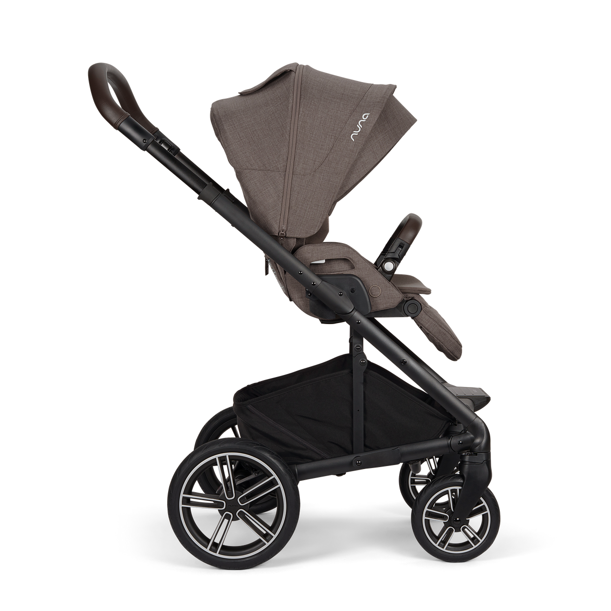 Nuna Mixx Next Travel System with ARRA Flex Car Seat & Curv ISOFIX Base - Chestnut