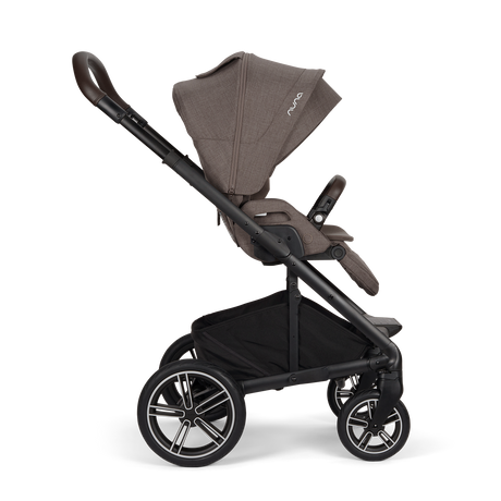 Nuna Mixx Next Travel System with ARRA Flex Car Seat, Curv ISOFIX Base & Stand- Chestnut