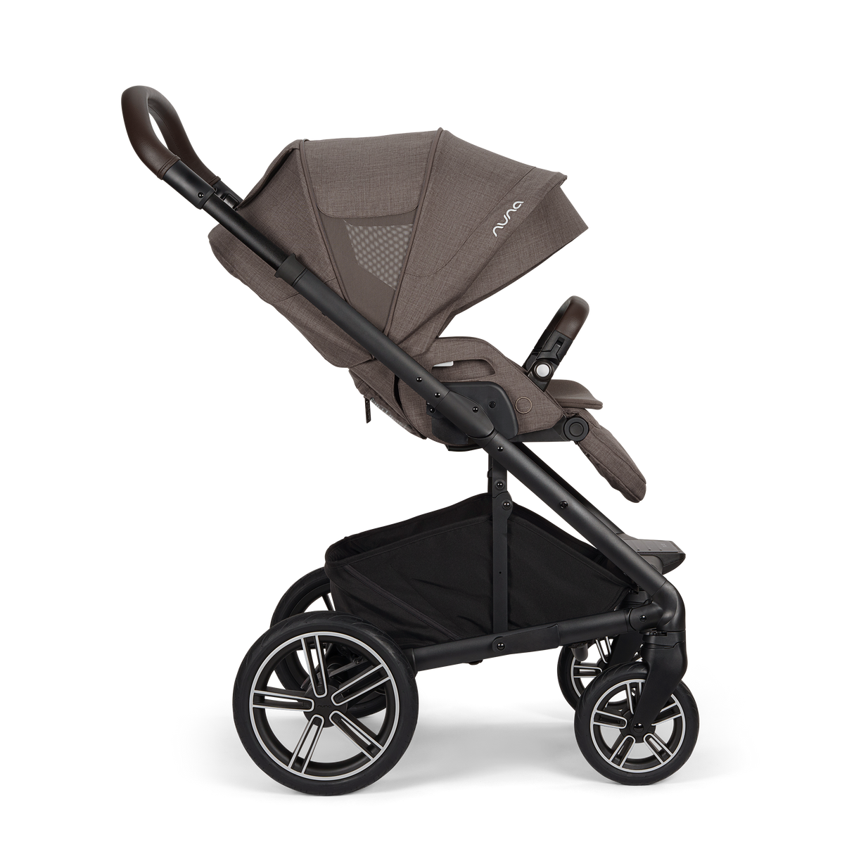Nuna Mixx Next Travel System with ARRA Flex Car Seat & Curv ISOFIX Base - Chestnut