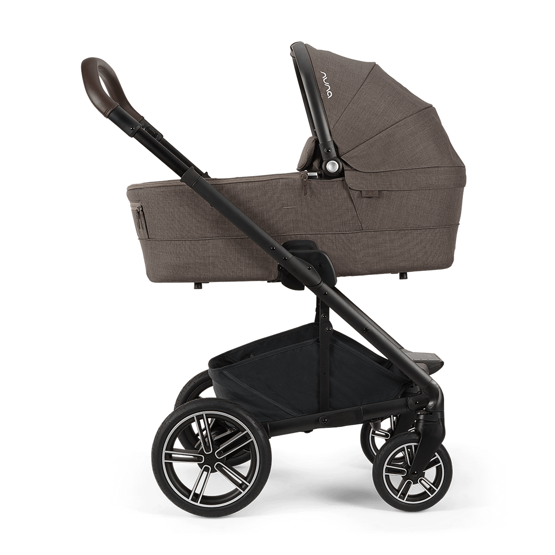 Nuna Mixx Next Travel System with ARRA Flex Car Seat & Curv ISOFIX Base - Chestnut