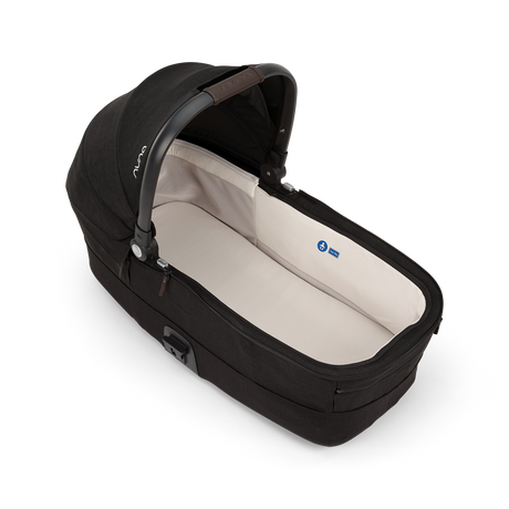Nuna Mixx Next Travel System with ARRA Flex Car Seat, Curv ISOFIX Base & Stand - Caviar