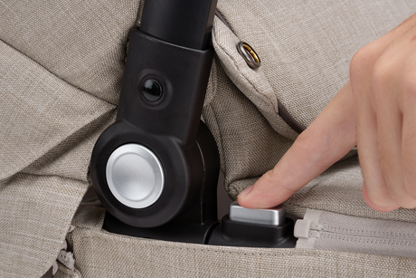 Nuna Mixx Next Travel System with ARRA Flex Car Seat, Curv ISOFIX Base & Stand - Chateau