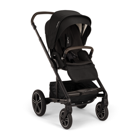 Nuna Mixx Next Travel System with ARRA Flex Car Seat, Curv ISOFIX Base & Stand - Caviar