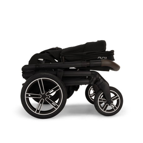 Nuna Mixx Next Travel System with ARRA Flex Car Seat, Curv ISOFIX Base & Stand - Caviar