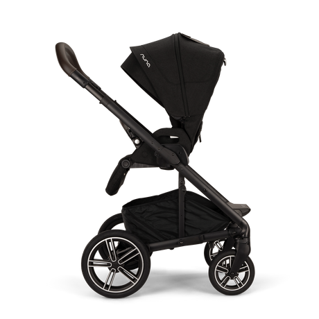 Nuna Mixx Next Travel System with ARRA Flex Car Seat, Curv ISOFIX Base & Stand - Caviar