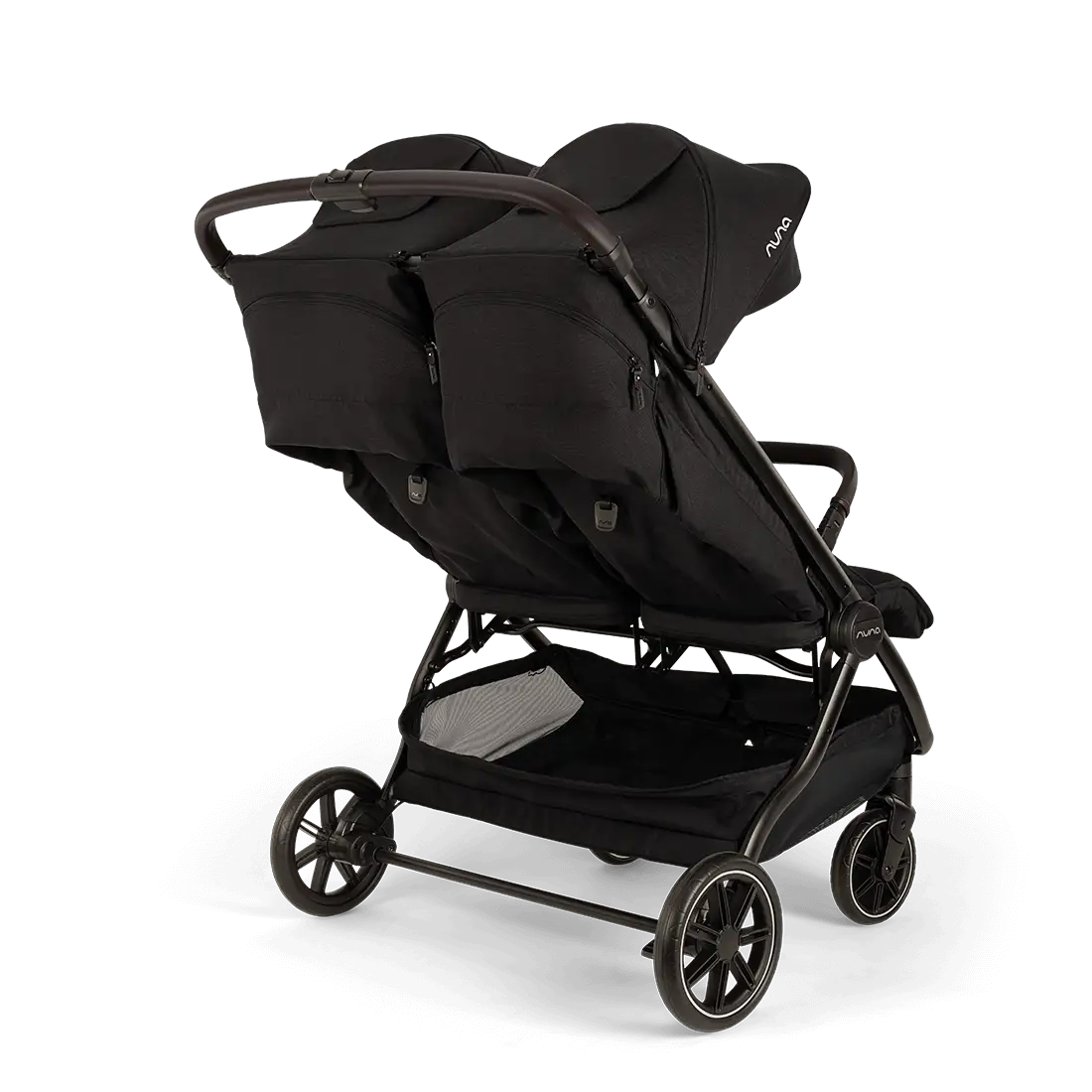 Nuna TRVL DUBL Side-by-Side Stroller – Caviar