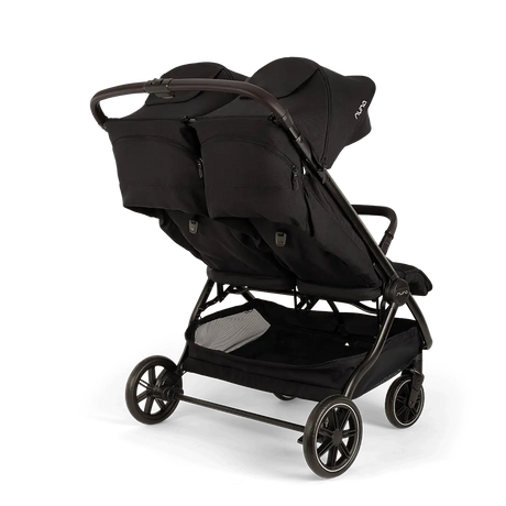 Nuna TRVL DUBL Side-by-Side Stroller – Caviar