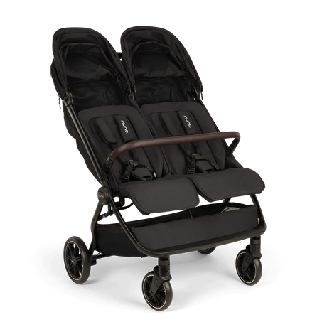Nuna TRVL DUBL Side-by-Side Stroller – Caviar