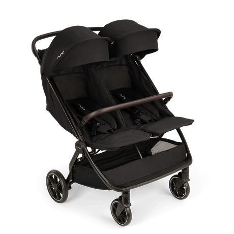 Nuna TRVL DUBL Side-by-Side Stroller – Caviar