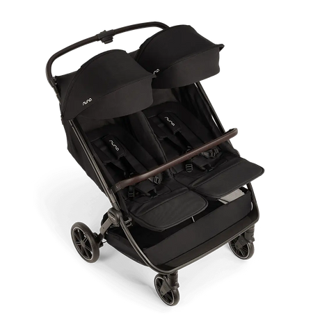 Nuna TRVL DUBL Side-by-Side Stroller – Caviar
