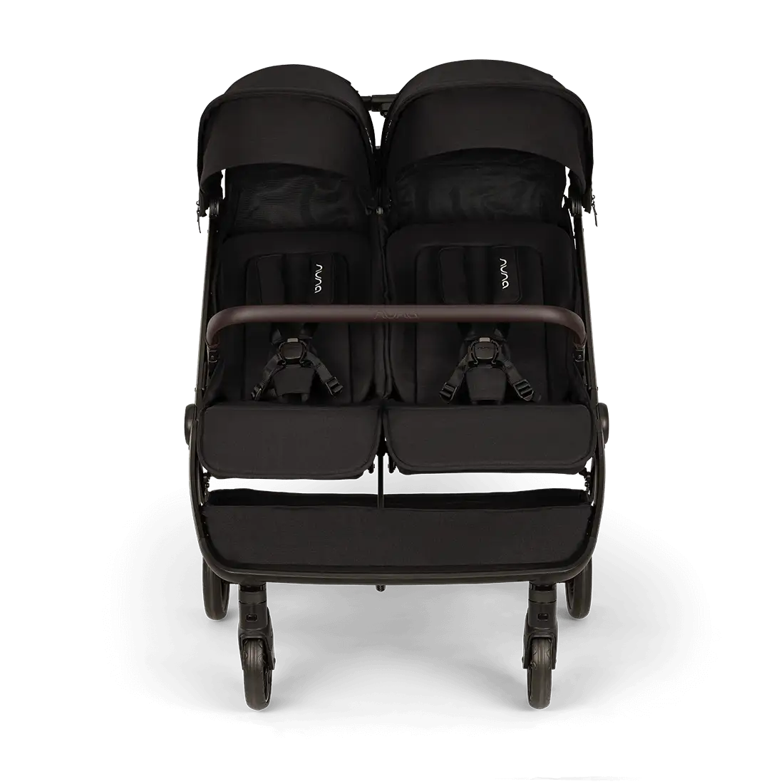 Nuna TRVL DUBL Side-by-Side Stroller – Caviar