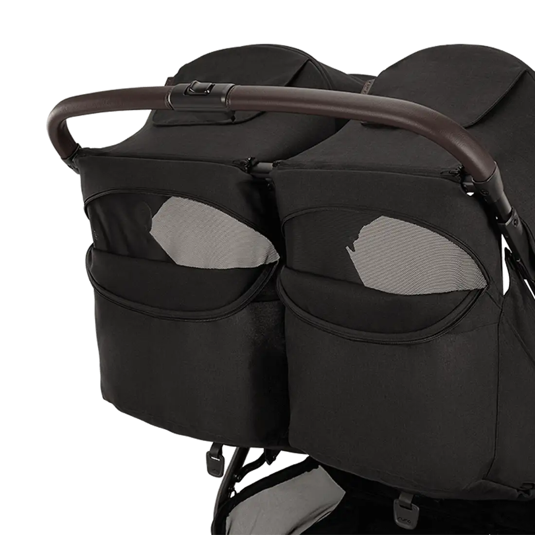 Nuna TRVL DUBL Side-by-Side Stroller – Caviar