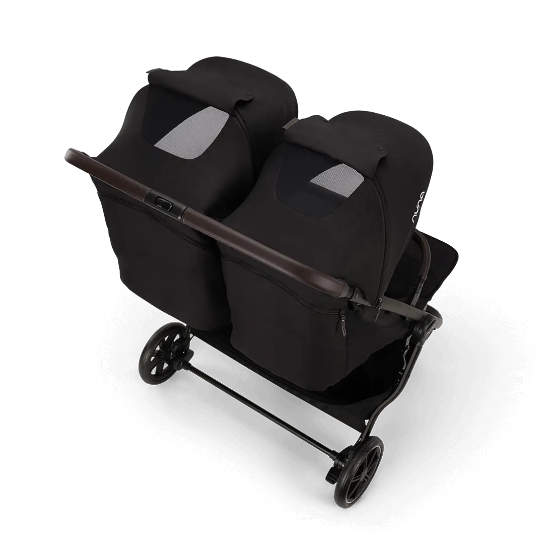 Nuna TRVL DUBL Side-by-Side Stroller – Caviar