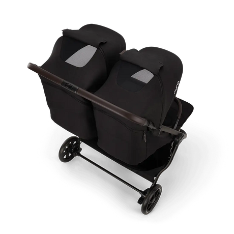 Nuna TRVL DUBL Side-by-Side Stroller – Caviar