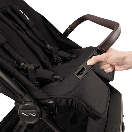 Nuna TRVL DUBL Side-by-Side Stroller – Caviar