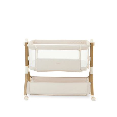Obaby Cloud Bedside Crib - Oatmeal