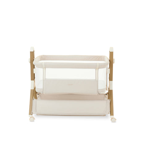 Obaby Cloud Bedside Crib - Oatmeal