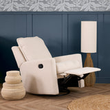 Obaby Denver Swivel Recliner Glider Nursing Chair - Bouclé