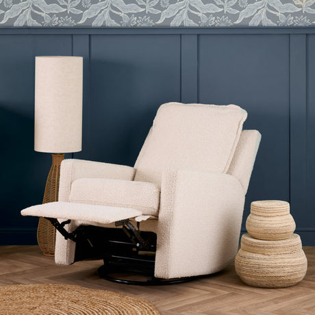 Obaby Denver Swivel Recliner Glider Nursing Chair - Bouclé