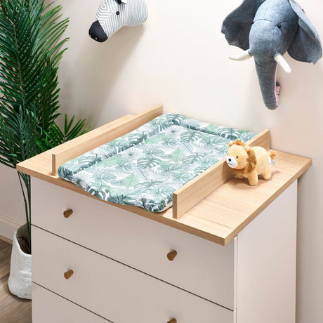 Obaby Thea 2 Piece Nursery Furniture Set with Cot Bed & Dresser - Latte