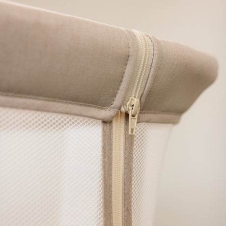 Obaby Cloud Bedside Crib - Oatmeal