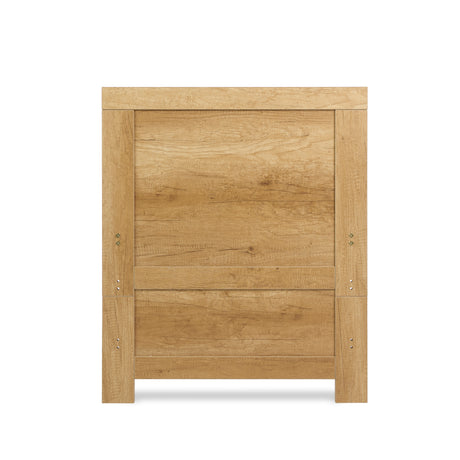 Obaby Nika 2 Piece Furniture Set with Cotbed and Dresser/Changing Unit - Oak & White
