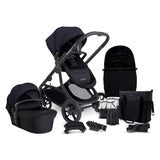 iCandy Orange 4 Complete Double Pushchair Bundle with Accessories - Black