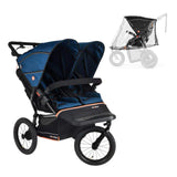 Out n About Nipper V6 Plus Double Pushchair - Highland Blue