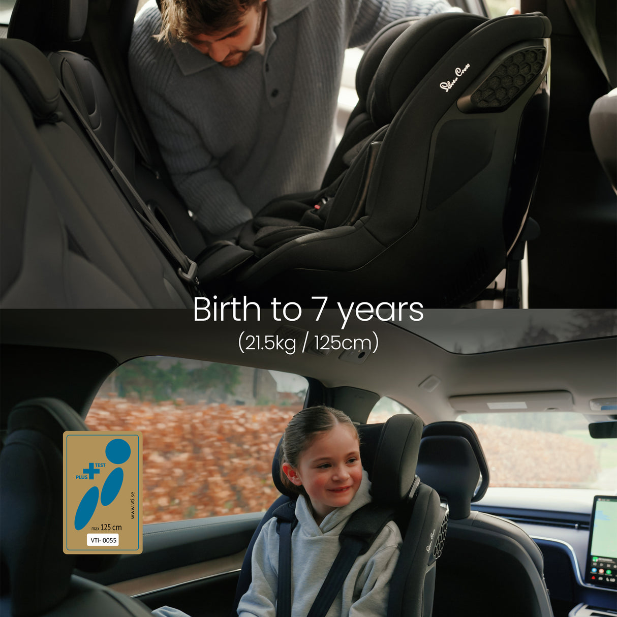 Silver Cross Perform Car Seat - Iconic Black