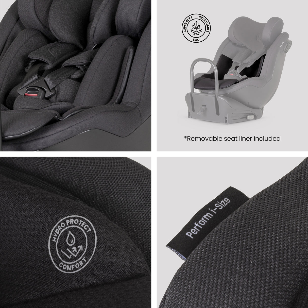 Silver Cross Perform Car Seat - Iconic Black