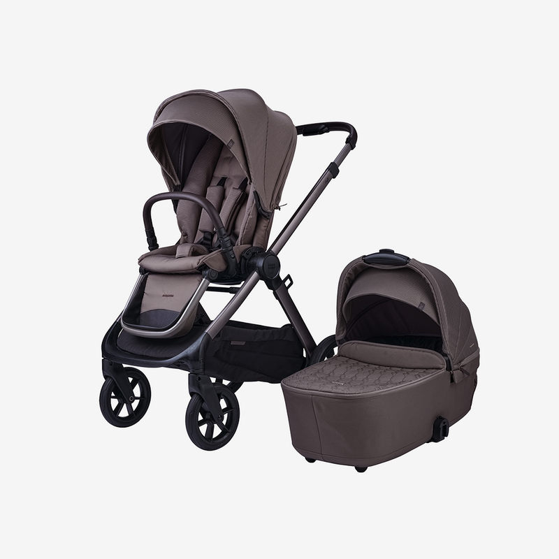 BabaBing 18 Piece Raffi Travel, Home & Feeding Bundle with Spin Car Seat & ISOFIX Base - Mink