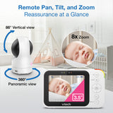 VTech RM4761 3.5" Smart Pan & Tilt Baby Video Monitor