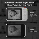 VTech RM4761 3.5" Smart Pan & Tilt Baby Video Monitor
