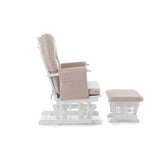 Obaby Reclining Glider Chair & Stool - Sand