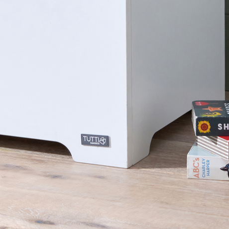 Tutti Bambini Rio Toy Box - White / Dove Grey