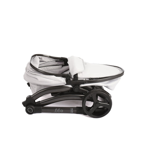 Roma Egg® Children's Dolls Pram – Houndstooth Silver