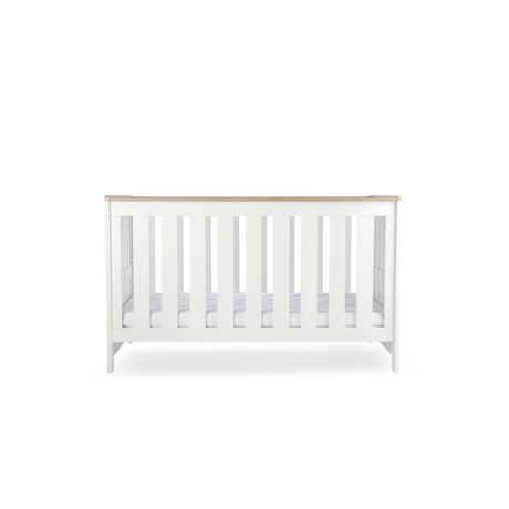 CuddleCo Burford Cot Bed - White & Oak