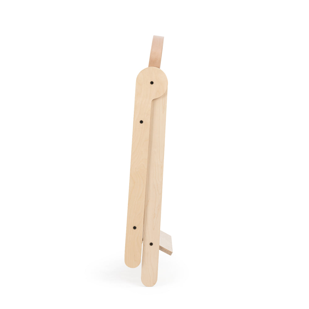 MamaToyz Folding Learning Tower Natural Beech Wood Montessori Child Safety Platform
