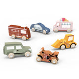 Speedy Monkey Wooden Utilities Vehicles
