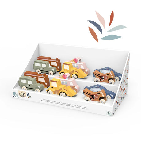 Speedy Monkey Wooden Utilities Vehicles