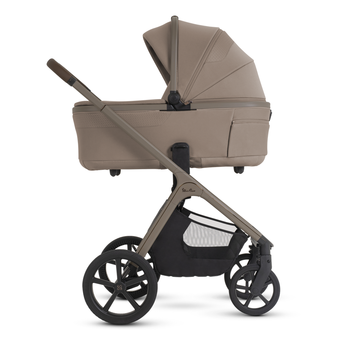 Silver Cross Cove 2 Ultimate Bundle with Glide Plus 360 Infant Car Seat and ISOFIX Base Plus - Champagne