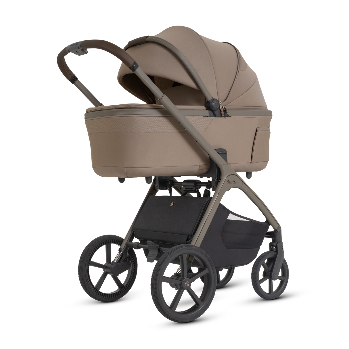 Silver Cross Cove 2 Ultimate Bundle with Glide Plus 360 Infant Car Seat and ISOFIX Base Plus - Champagne