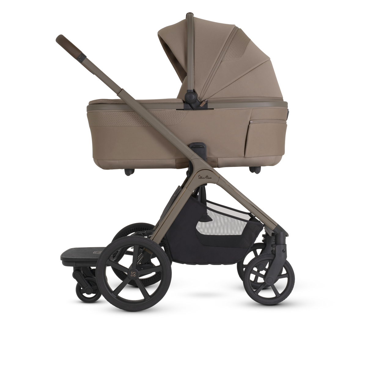 Silver Cross Cove 2 Ultimate Bundle with Glide Plus 360 Infant Car Seat and ISOFIX Base Plus - Champagne