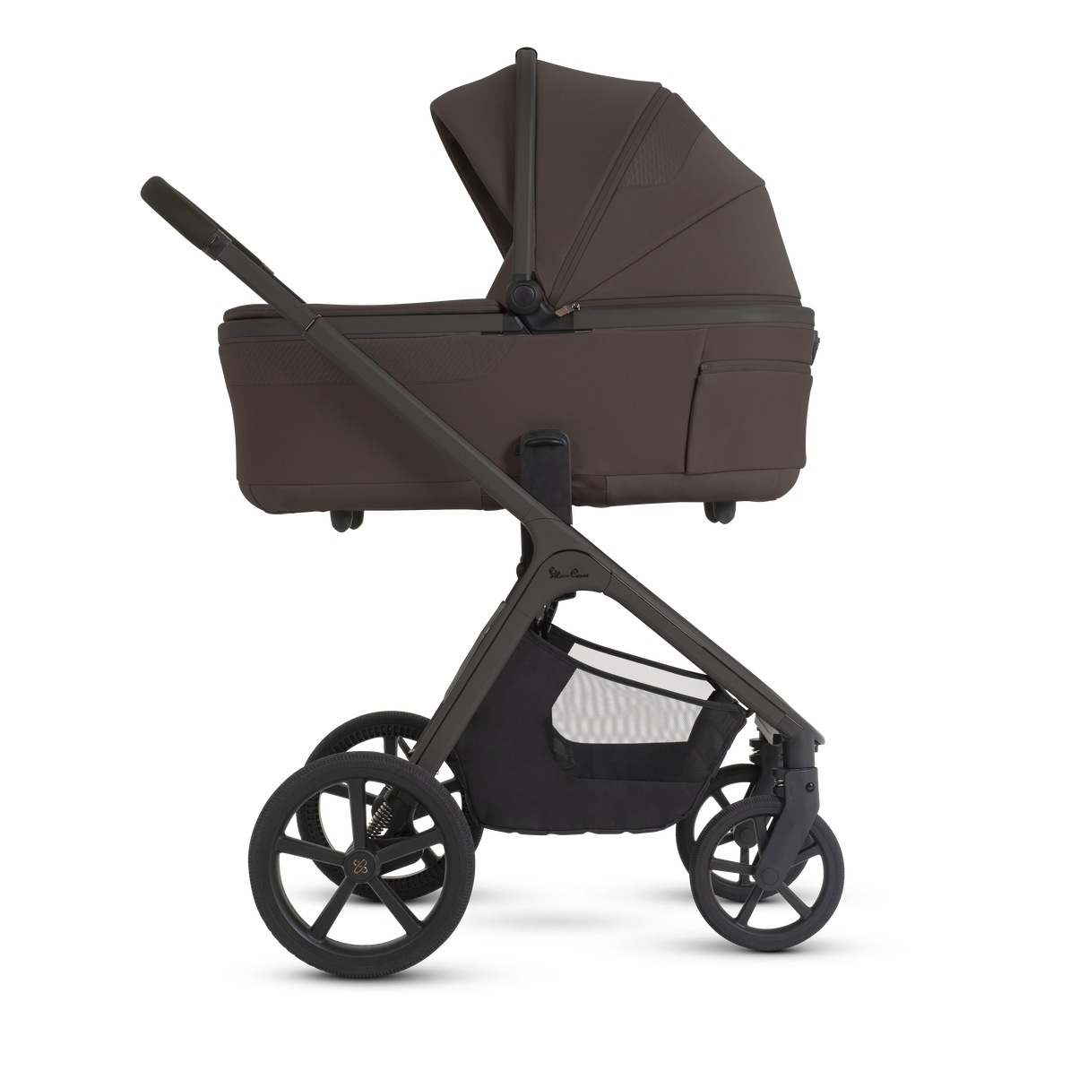 Silver Cross Cove 2 Ultimate Bundle with Glide Plus 360 Infant Car Seat and ISOFIX Base Plus - Chocolate