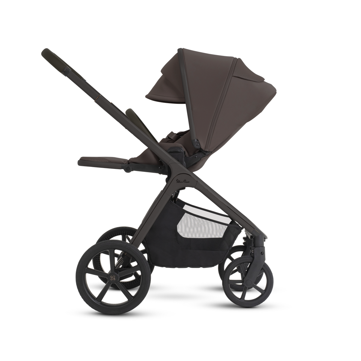 Silver Cross Cove 2 Ultimate Bundle with Glide Plus 360 Infant Car Seat and ISOFIX Base Plus - Chocolate