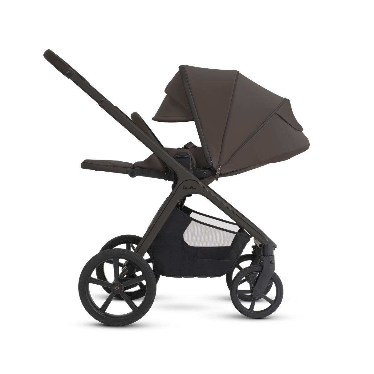 Silver Cross Cove 2 Ultimate Bundle with Glide Plus 360 Infant Car Seat and ISOFIX Base Plus - Chocolate
