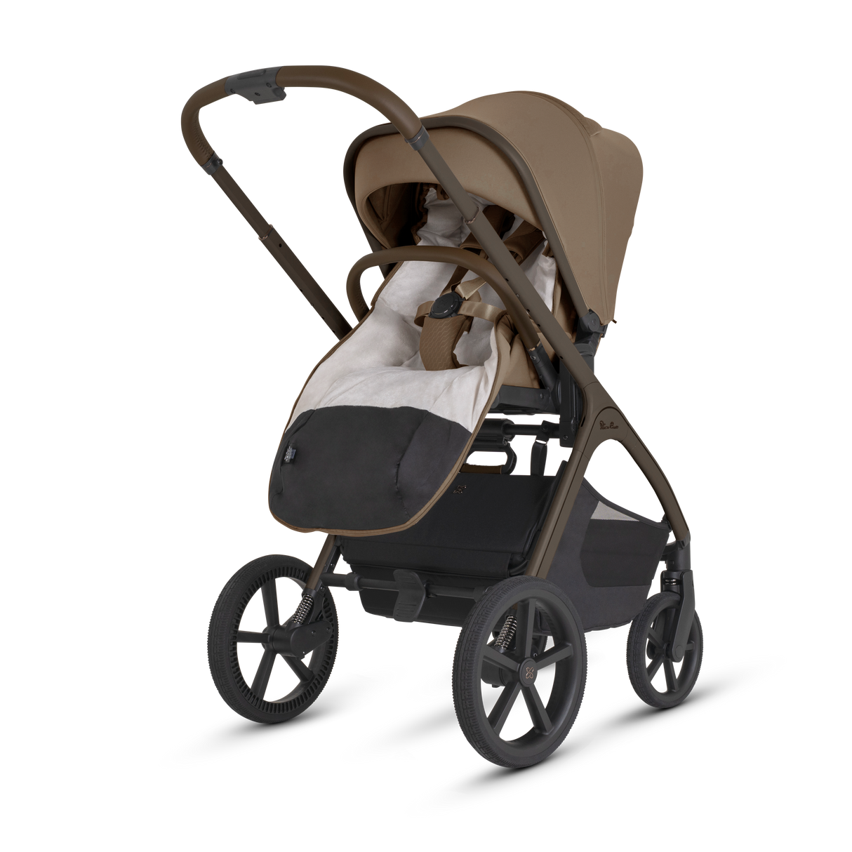 Silver Cross Cove 2 Ultimate Bundle with Glide Plus 360 Infant Car Seat and ISOFIX Base Plus - Maple